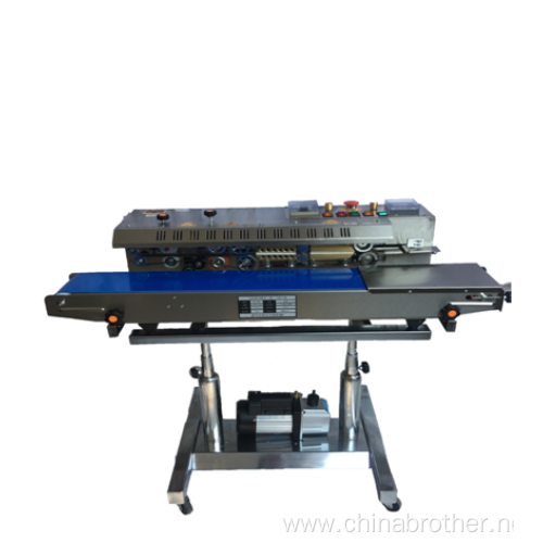 Vertical vacuum air suction Nitrogen filling band sealer